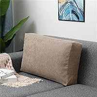 Vista 15 de YURRO Cojín de apoyo lumbar rectangular grande, almohada de lectura suave para sofá y cama, almohada de respaldo desmontable con cremallera oculta