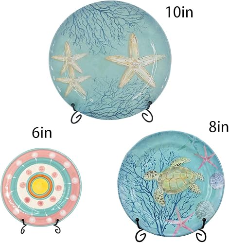 Miniatura 3 de LIONWEI LIONWELI Paquete de 6 soportes de exhibición de hierro, soporte de placa de caballete de hierro negro para mostrar imágenes, platos, libros