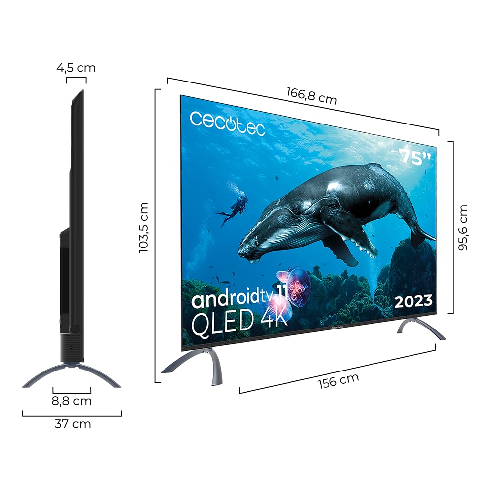 Cecotec Televisore QLED 75