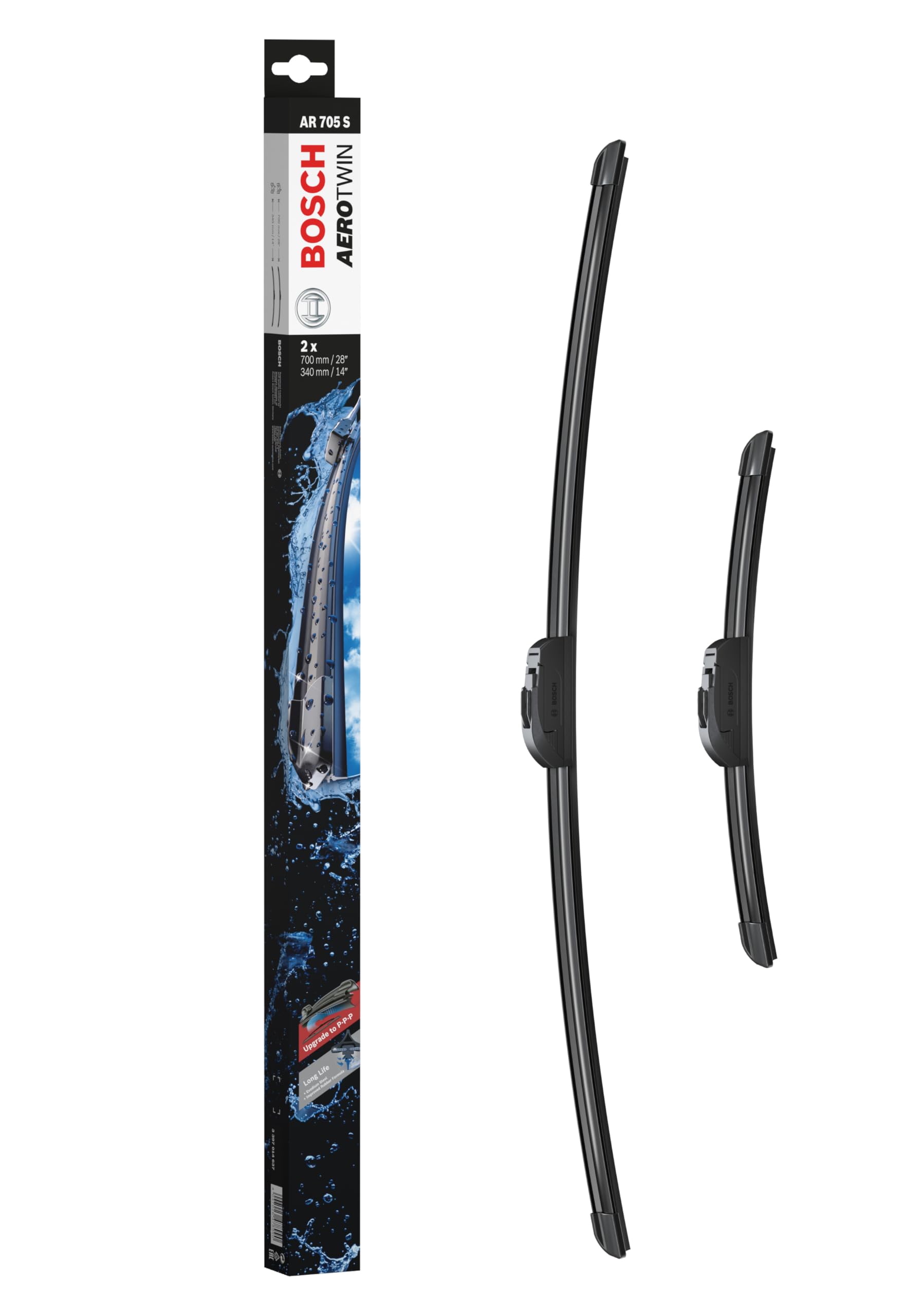 Bosch Scheibenwischer Aerotwin AR705S, Länge: 700mm/340mm − Set für Frontscheibe