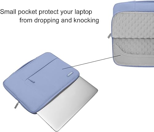 Miniatura 88 de MOSISO Funda para laptop de 13 pulgadas, 13 pulgadas con asa compatible con MacBook Air 13 M4 M3 M2 M1 2025-2018 / Pro 13 M2 M1 2025-2016, bolsa