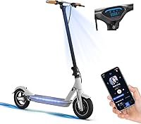 Vista 1 de ADVANRIDE Scooter eléctrico para adultos, neumáticos sólidos de 10 pulgadas, con certificado UL, scooters plegables eléctricos con resorte