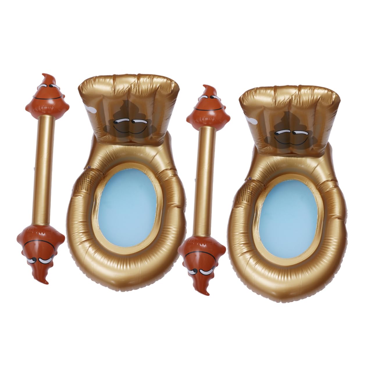 ifundom Inflatable Toilet Floats 1pc Swim Ring Inflatable Supplies PVC Fun Fashion Ideal for Pools Beaches