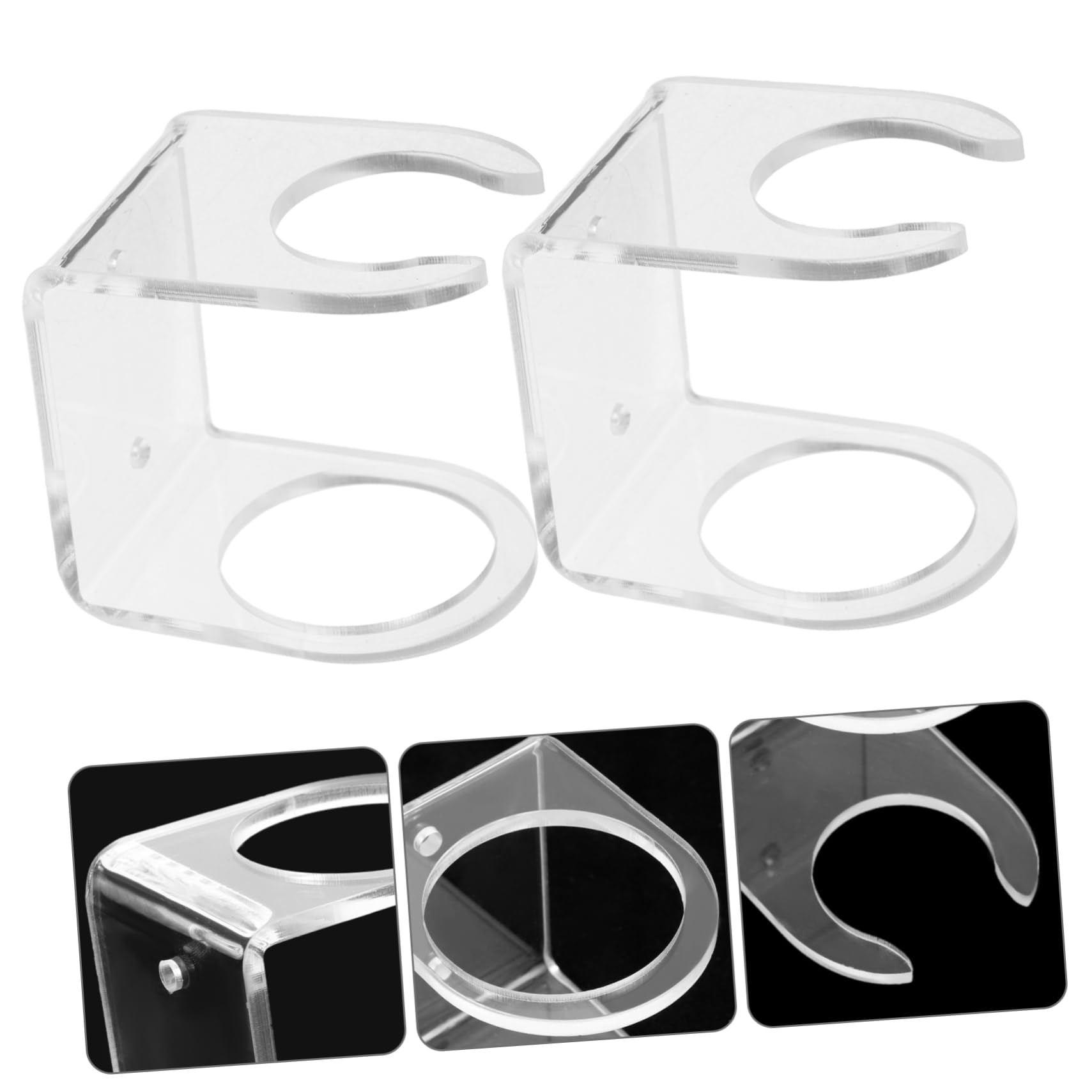 HONMEET Baseball Bat Rack Display Stand Creative Bat Holder for Wall Acrylic Bat Support