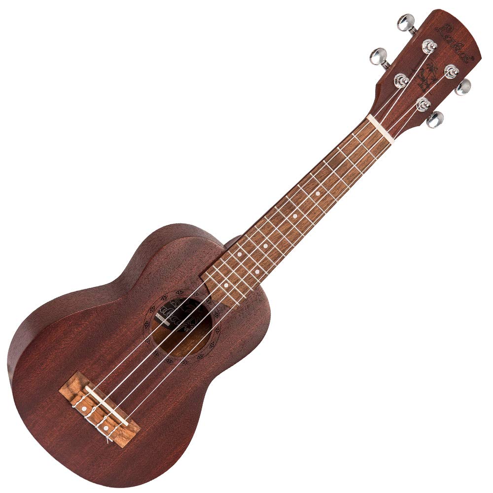 LAKA ACOUSTIC UKULELE & BAG ~ SOPRANO ~ CHOCOLATE VUS5CH
