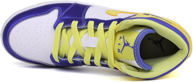 Amazon.com: Kids Nike Jordan 1 MID 555112 118 Color Blanco fuerza Violeta  Electric Yellow Zapatillas de baloncesto, Blanco, 5 M US niño : Ropa,  Zapatos y Joyería