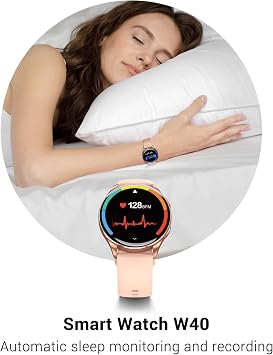 Smart Watch for Women,Answer/Make Call, 1.43 AMOLED Always-on Display Smartwatch,IP68 Waterproof Fitness Watch with 100+ Sports/Heart Rate/Sleep Monitor/ SpO2,Large Batter/Fast Charging/2Straps