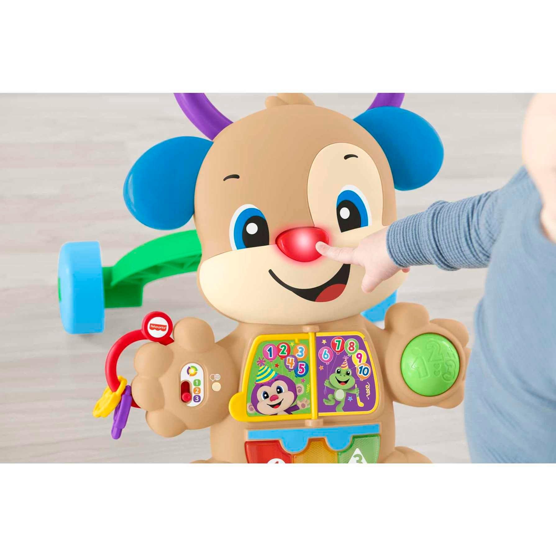 Andador Perrito Primeros Pasos Fisher-Price Ríe Y Aprende - Multilenguaje