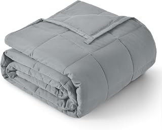 Topblan 12 lbs Cooling Weighted Blanket Twin Size, Soft Microfiber Machine Washable