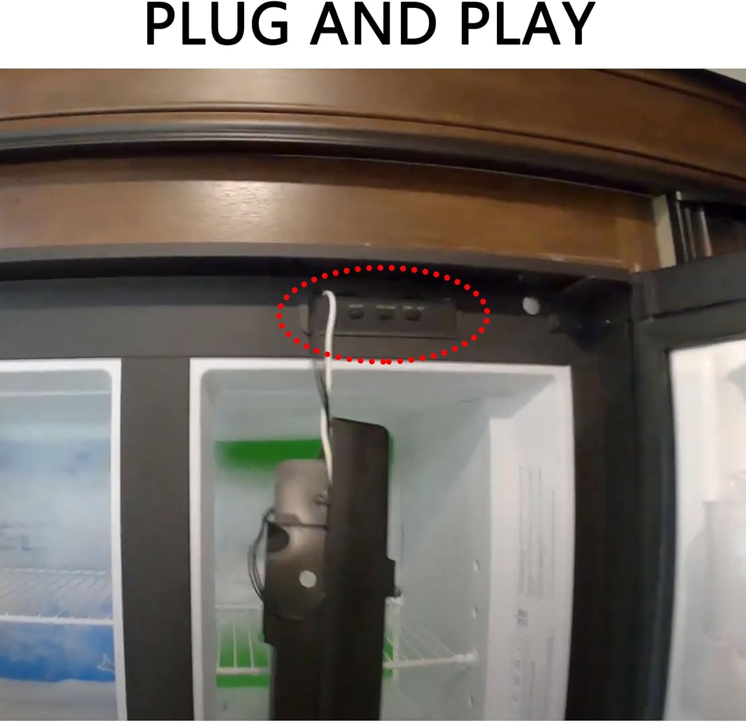 Refrigerator Button Panel,3850964036 Circuit Board Kit Replaces 3850964010 Refrigerator,2-Way Button Panel fit RM1350 RM3762 RM3962