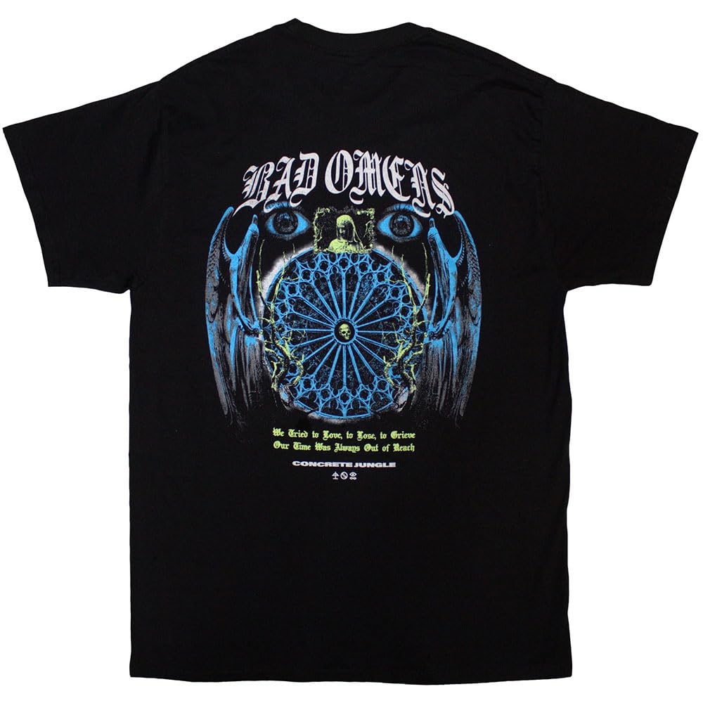 Rock Off Officially Licensed Products Bad Omens Gothic T Shirt L Black