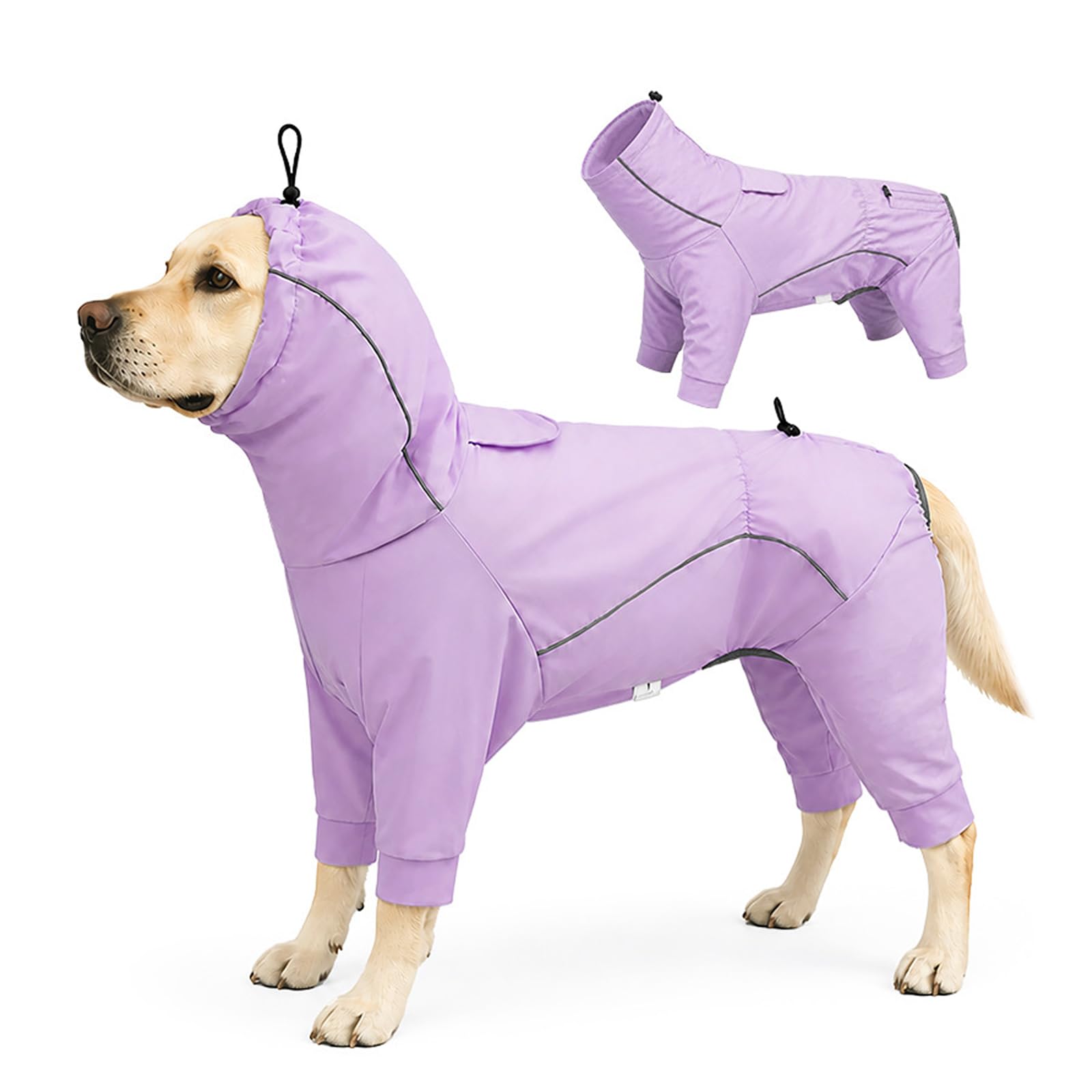 Chaleco Exterior para Perros con tecnología Que Absorbe la Humedad Detalles Reflectantes Ropa antimosquitos para Perros para Paseos nocturnos Seguros Camisa Rapiddry