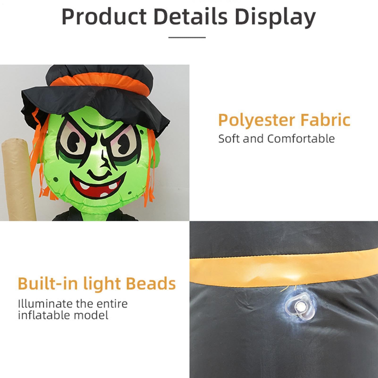 Inflables De Halloween Exterior con Luces LED Integradas