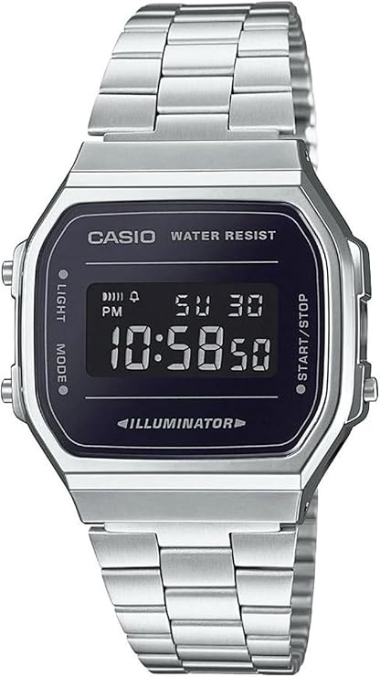 CASIO Digital Wristwatch Standard A168 Men's Women's Kids International Model Parallel Import, Bracelet Type