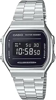 [カシオ] CASIO デジタル 腕時計 ヴィンテージシリーズ A168WEM-1 メンズ レディース キッズ シルバー×ブラック 海外モデル [並行輸入品]
