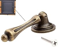 Vista 2 de dophee 2 pomos de latón antiguo de 2.44 x 0.94 pulgadas para muebles, armarios, cajones, armarios