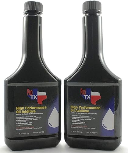 Aditivo de aceite de alto rendimiento 12 onzas líquidas. 2 botellas (2)