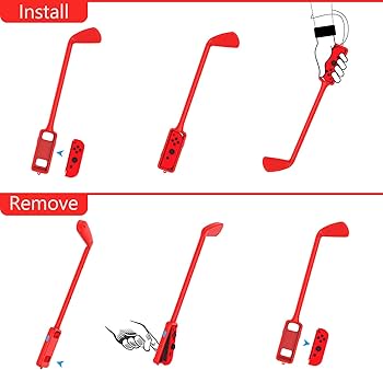 GEEKRIA Switch Golf Club Compatible with Nintendo Switch Joy-Con