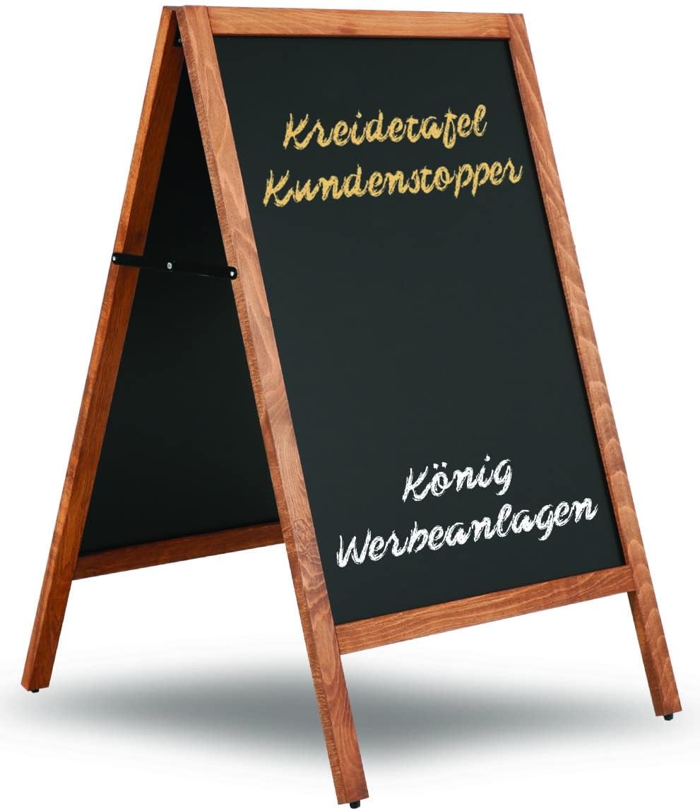 Beidseitiger Kundenstopper – Kreidetafel Werbeauf Produktbild-Vorschau 5