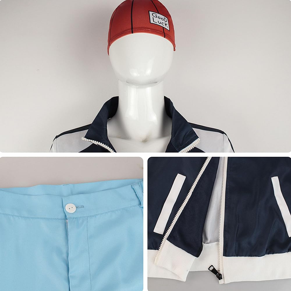 Charous Anime Manga Undead Unluck Cosplay Fuyuko Izumo Kostüm, Sport-Uniform-Set für Festivals, Aufführungen, Cosplay, Geschenk
