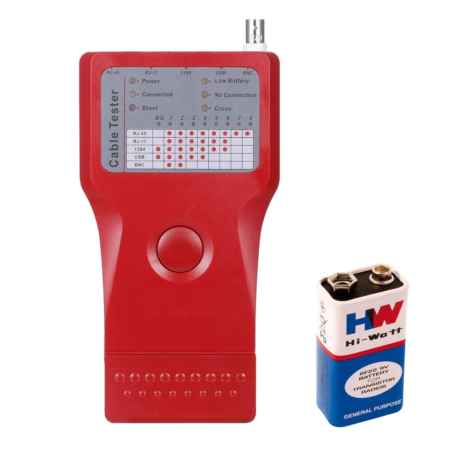 XIKKART 5 In 1 Multi-Functional Network Cable Tester RJ45/RJ11/USB/BNC/IEEE1394 USB BNC Lan Cable Tester Cat5 Cat6 Cat7 Wire line Tester with Remote Unit Multipurpose. (B0CLJL7R6Z) Amazon Price History, Amazon Price Tracker