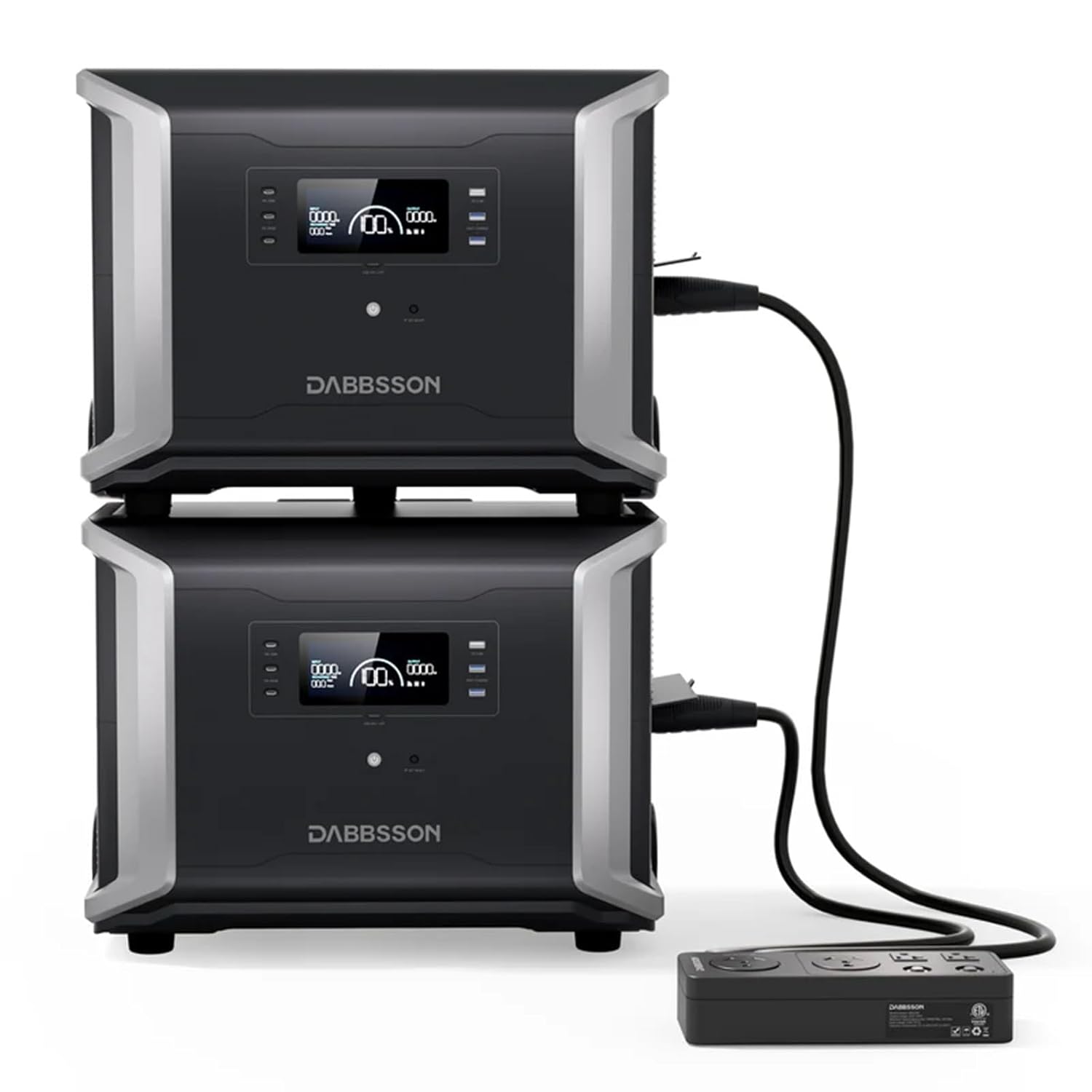 Dabbsson DBS3500 with DBS3500 Extra Power Station 7000W 6860Wh for Home Use Emergency and Road Trip