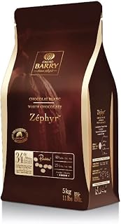 Cacao Barry Chocolate - White 34% - Blanc Zephyr 5 kg (11 lbs)