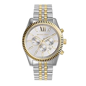 Michael Kors Lexington Mens Watch Stainless Steel Bracelet Watch for Men