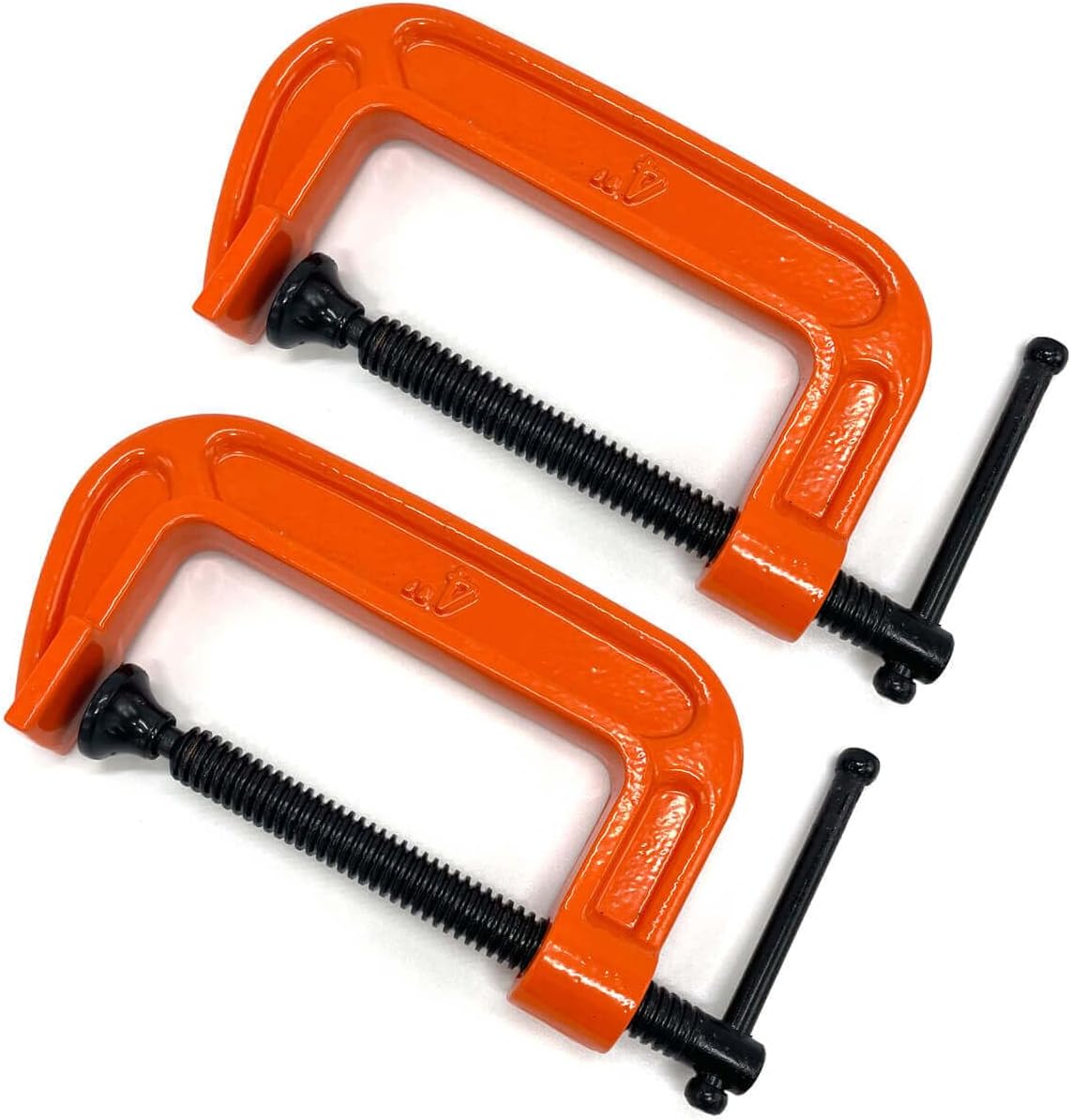 4 Inch CClamp Set, Heavy Duty Steel C Clamp Industrial Strength C