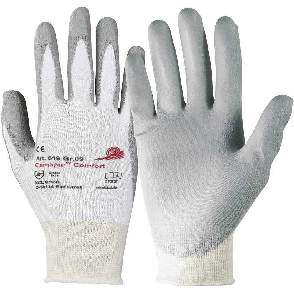KCL 619 Guante Camapur Comfort Poliuretano poliamida Talla 9 1 par