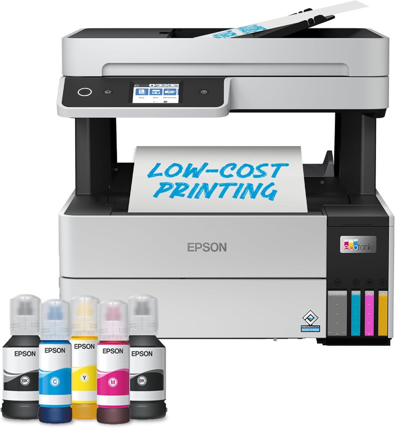 Epson EcoTank ET-5150 Ink Tank Printer | Small Office & Business Use | Wireless & Ethernet | A4 | Print, Copy, Scan | Double-Sided Printing | 6.1cm Touchscreen | 35-Page Document Feeder