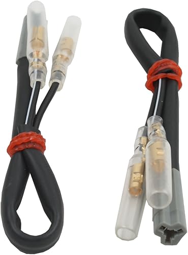 Miniatura 2 de XFMT Conectores de cableado de señal de giro para motocicletas compatible con Yamaha YZF R1 600 R6 YZF-R6 1998-2012 FZ1 FZ6 FZ6R FZ8 XJ6