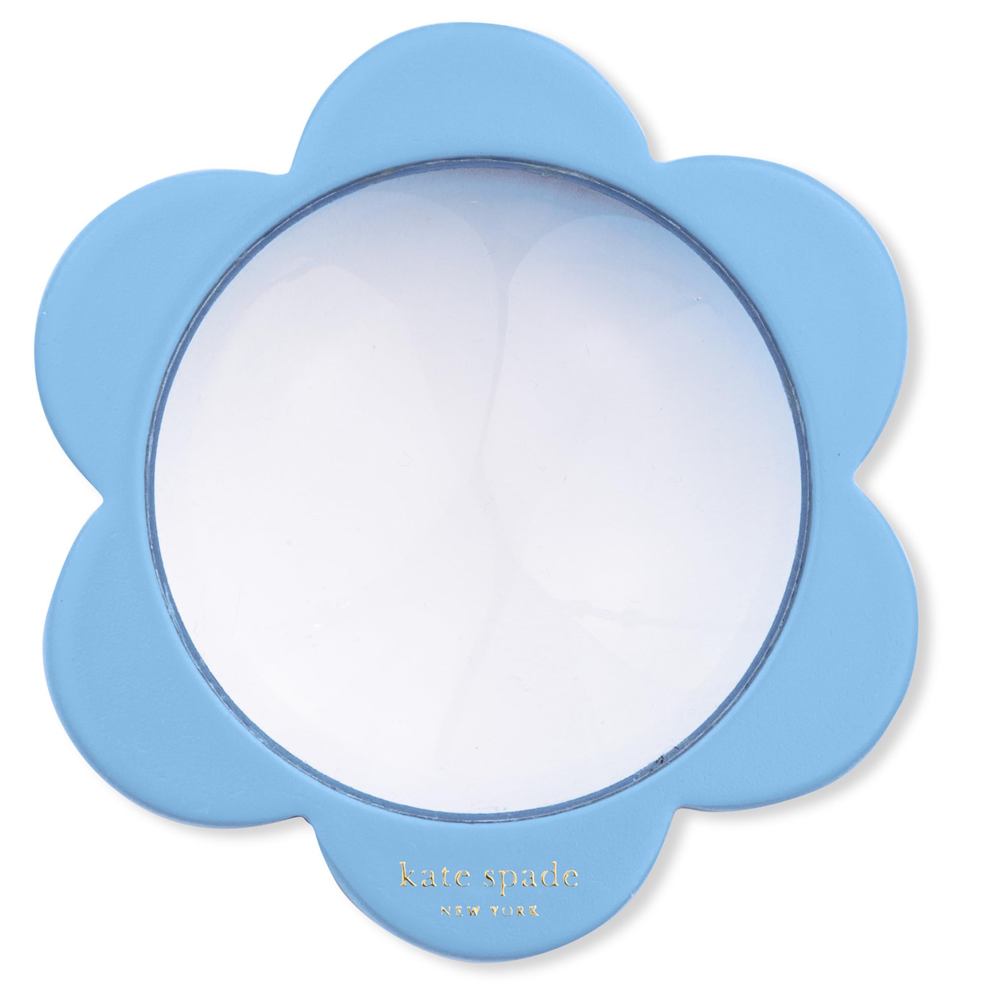 Loupe de lecture fleur bleue Kate Spade idée cadeau bureau