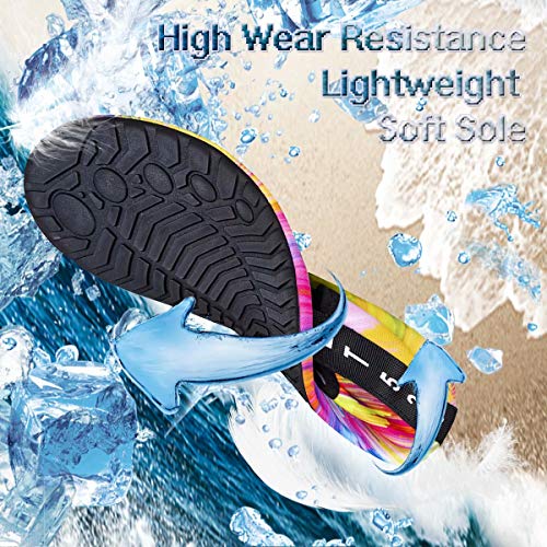 Image of YALOX Water Shoes Women's Men's Outdoor Beach Swimming Aqua Socks Quick-Dry Barefoot Shoes Surfing Yoga Pool Exercise