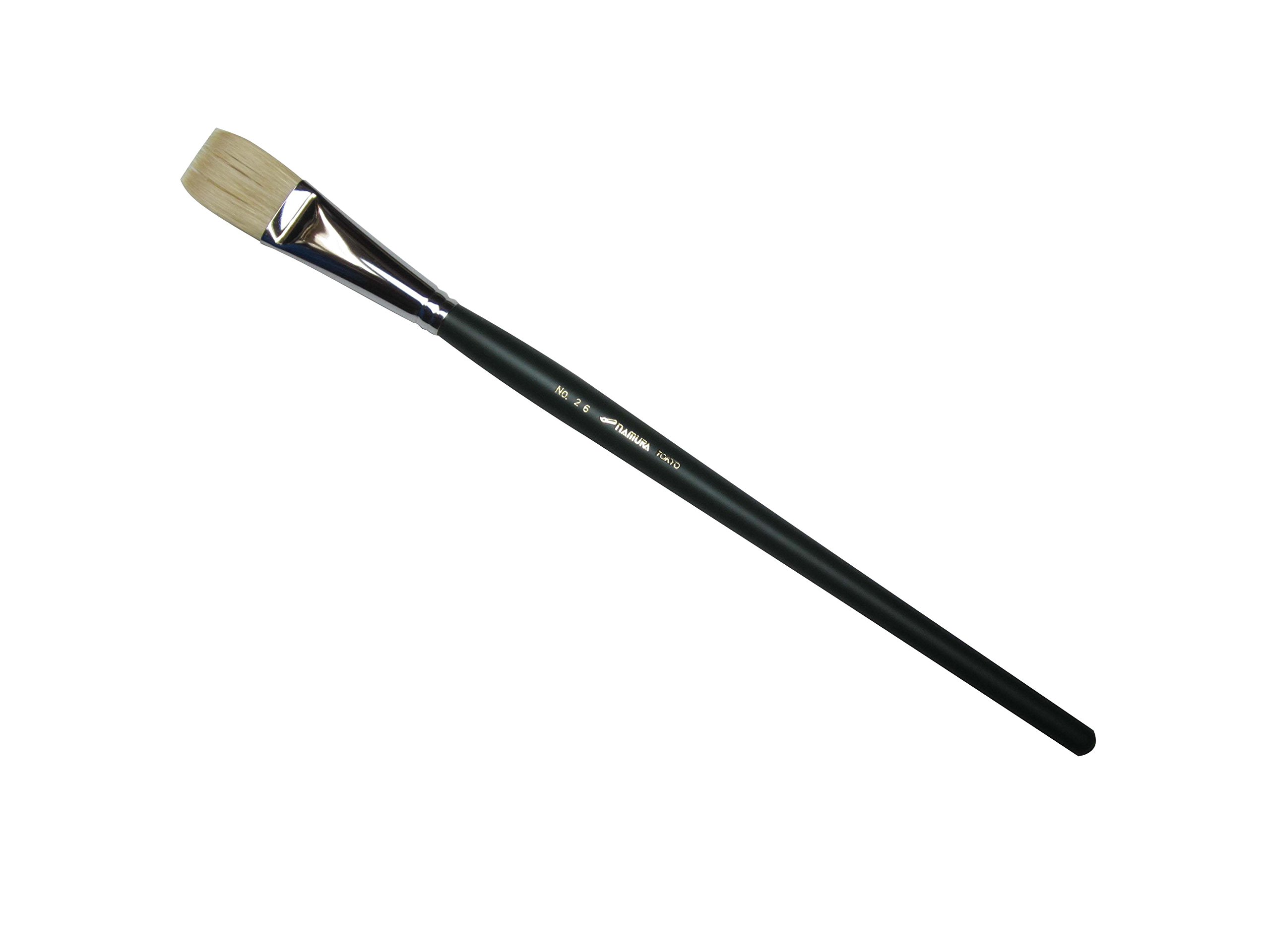 Namura HK Big Size 26 Flat grand pinceau plat japonais lavis et calligraphie