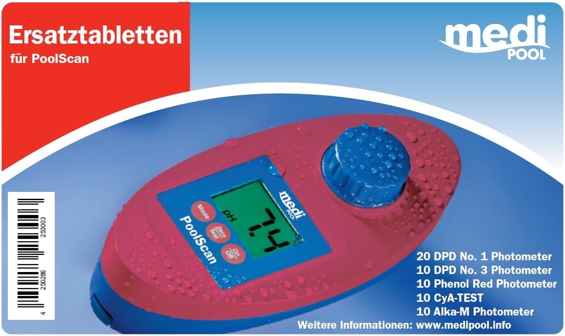 Refill Tablets for Pool Tester Pool Can or Scuba II®