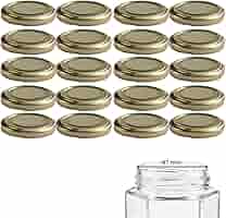 100 Capsule Twist Off Per Barattoli Vetro - Diametro 63mm, Per Marmellate E Conserve - Foto 2