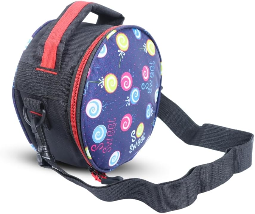 Steel Tongue Drum Bags, Padded Carrier Bags for Percussion Instrument Handpan Drum Carry Bag with Shoulder Strap (Colorful-6in)