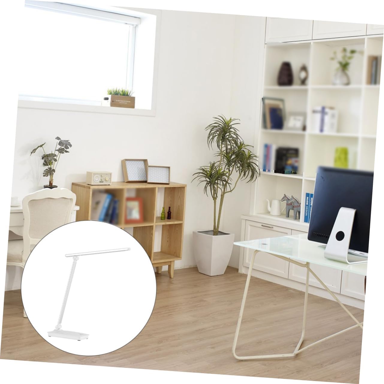 Led Desk Lamp Charging Dimming Boys and Girls Office Lamp 1800mah Battery Eye-Care Lighting for Home
