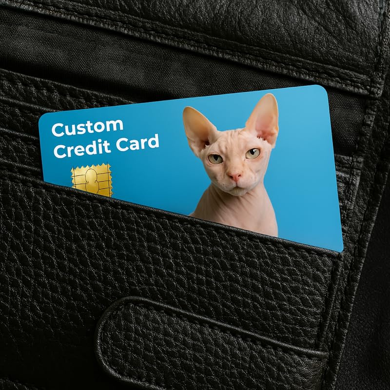 Custom Credit Card Skin with Debit Card Skin - Waterproof Personalized Image Bank Ready Cover - Removable Premium Durable Credit Cards Sticker2