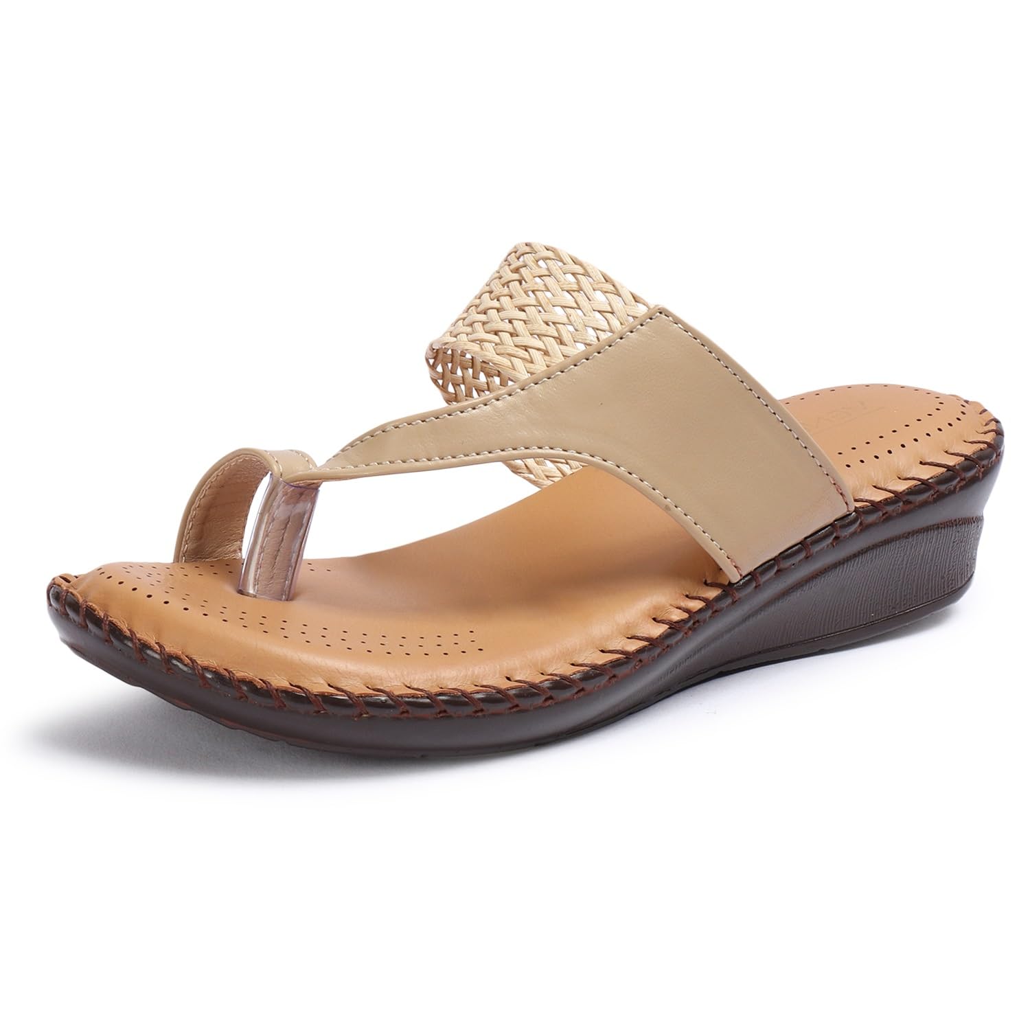 Vendoz Women Doctor Sole Beige Sandals (B0D3T1Y1F5) Amazon Price History, Amazon Price Tracker
