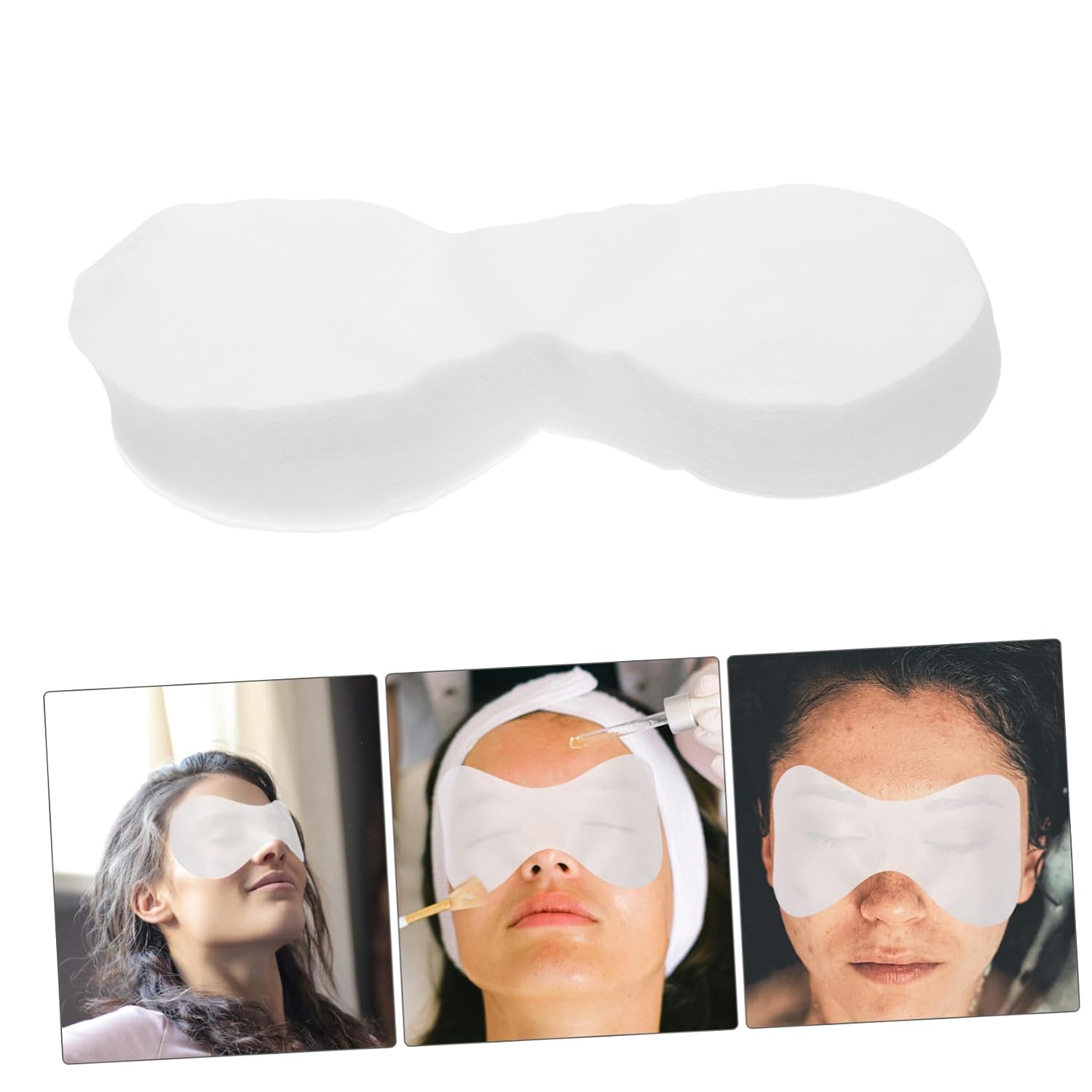 400pcs Nonwoven Eye Mask Paper for Skin Care Ultra- Eye Mask Patches for Hydration and Relaxation for All Skin Types Beauty Treatments