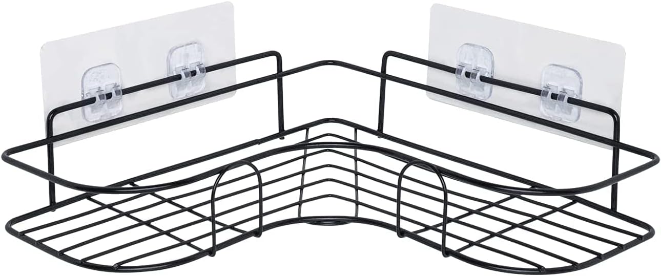 LD LUCIDO DECORE Stainless Steel Corner Shelf Wall Mount Shower Basket/Kitchen Shelf/Shelves Corner for Home Accessories/Bathroom Fittings