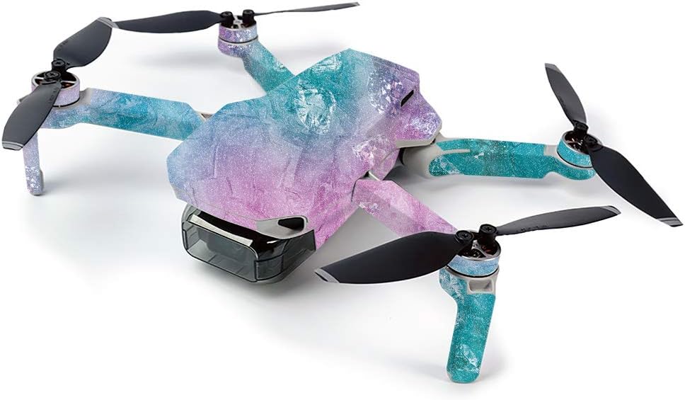 MightySkins Glossy Glitter Skin Compatible with DJI Mavic Mini Portable Drone Quadcopter - Diamond Grunge | Protective, Durable High-Gloss Glitter Finish | Easy to Apply | Made in The USA