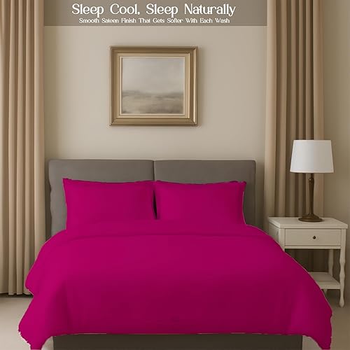 Miniatura 152 de Juego de 4 piezas para sofá cama, 100% algodón de 400 hilos, sábana bajera con bolsillos profundos, suave, sin arrugas y transpirable, calidad