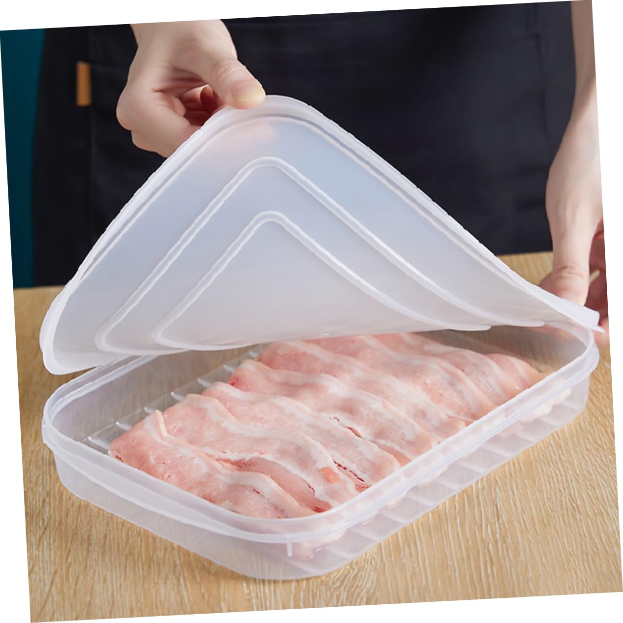 Contenedores Herméticos para Alimentos de Plástico 4 Piezas