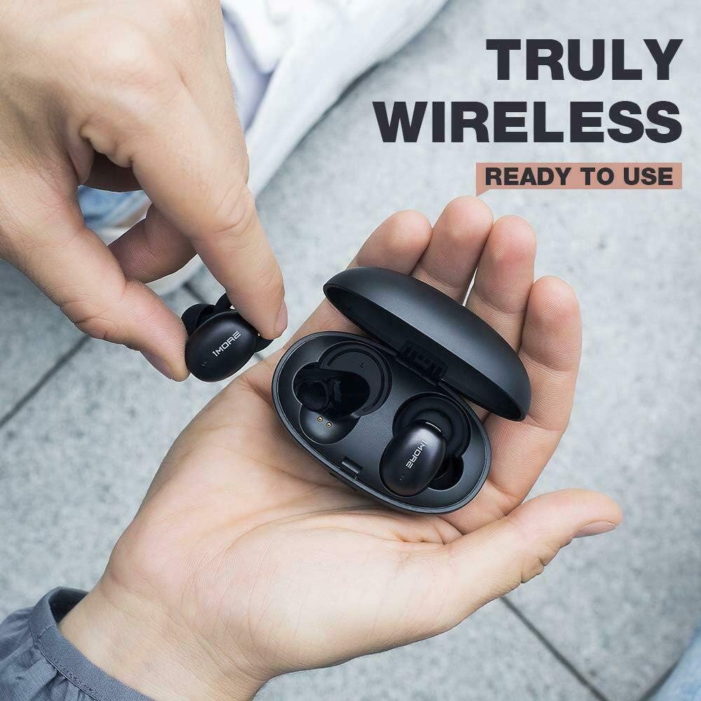 1 MORE Stylish True Wireless Bluetooth Earbuds, Stereo in-Ear Headphones with Charging Case & Built-in Microphone (2-Pack)