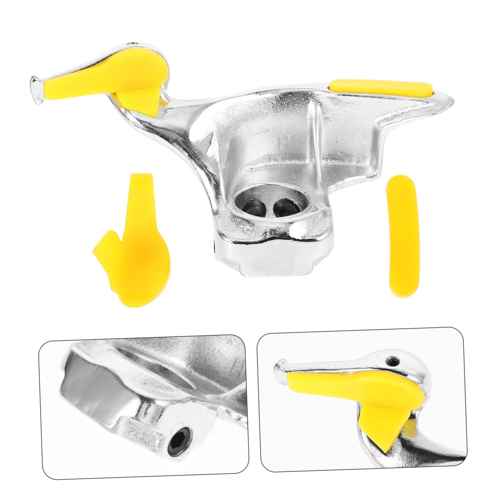 PRETYZOOM Herramienta para Desmontar y Montar Neumáticos de Coche 1 Juego | Cabezal de Pájaro, Acero Fundido y Plástico, Incluye Almohadillas Protectoras para Máquina de Coche y Motocicleta