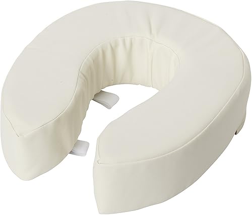 Cojín acolchado para inodoro, de Duro-Med, 520-1247-1900, 4", Blanco, 1, 1