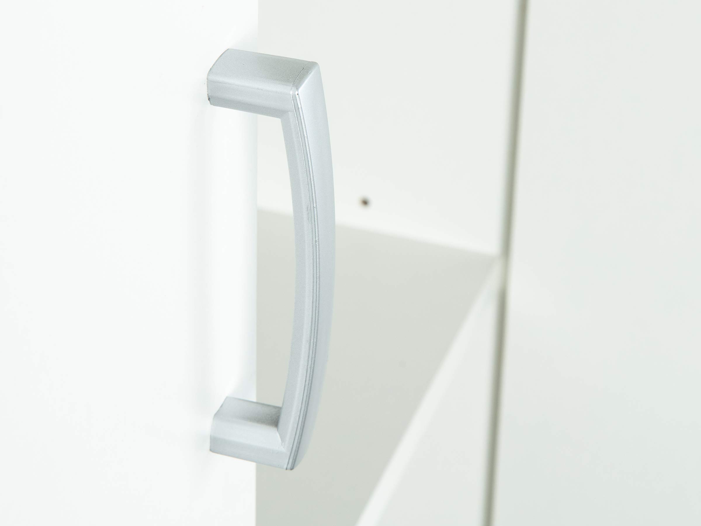 Inter Link – Mehrzweckschrank – Aktenschrank – Allzweckschrank – 2 Türen – Breite:70cm – Tiefe: 34 cm – Höhe: 190 cm – inkl. 5 Einlageböden – Melaminbeschichtet – Arconati – Weiß